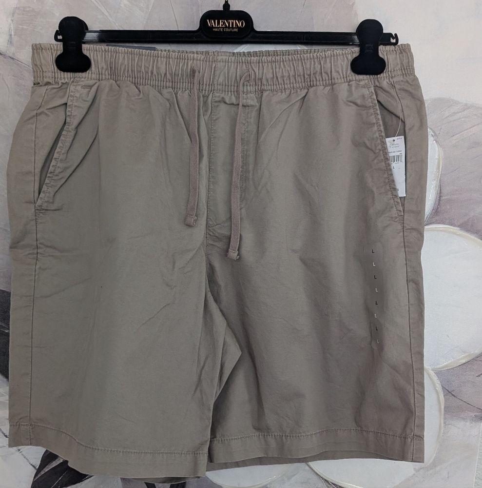 Gap 100% Cotton 8" Easy Short With Drawstring Waistband Size Large Nwt ❤️